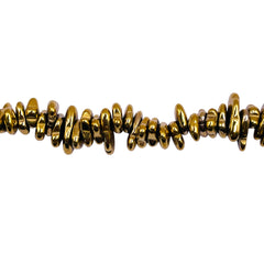 5-7mm Chips Hematite Gold