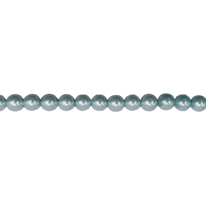 4mm Round Shell Pearl Mint