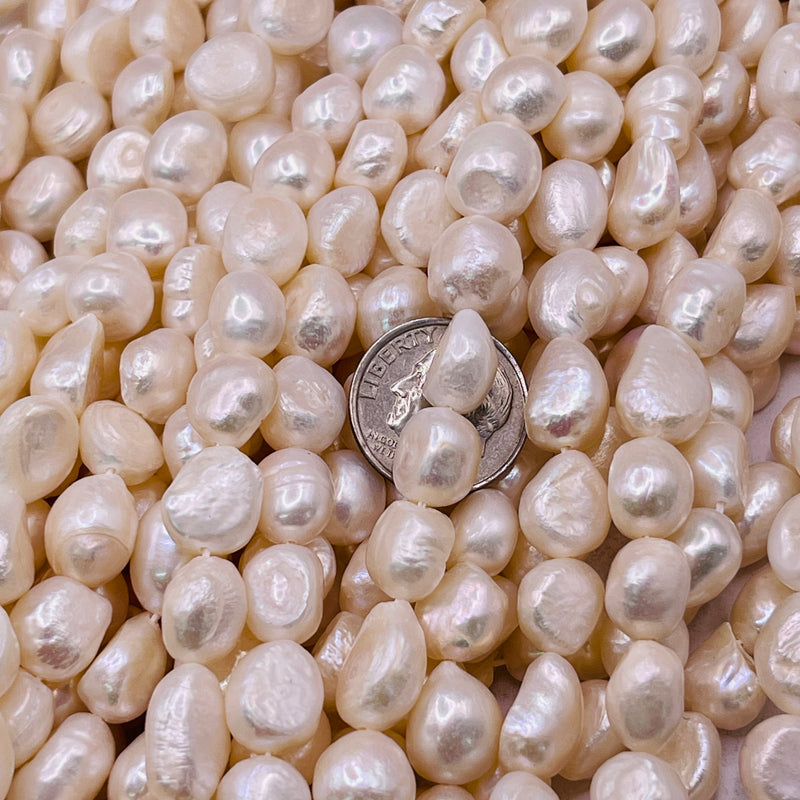 Fresh Water Pearl Button 10 to 11mm