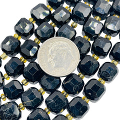 8mm Cube Black Tourmaline