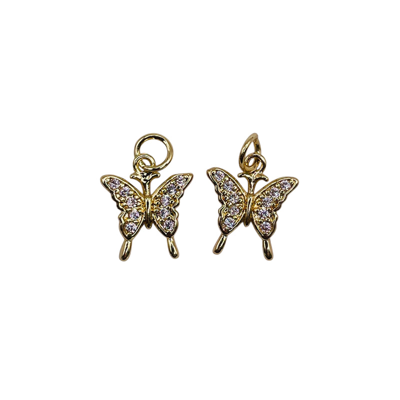 13x12mm Butterfly Charm