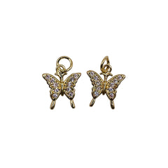 13x12mm Butterfly Charm