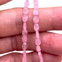 6x4mm Teardrop Cut Rose Quartz