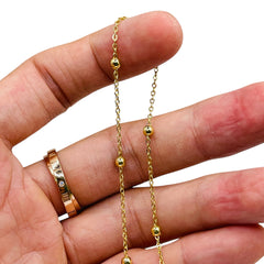 Losolo Chain 2mm 18K Gold Plated