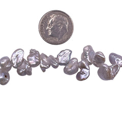 Fresh Water Pearl 8 to 6mm Heishi AAA