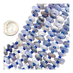 8 to 10mm Iolite Center Drilled