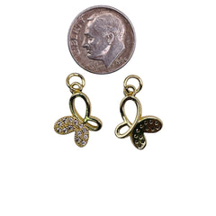 17x12mm Butterfly Charm