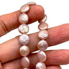 Fresh Water Pearl 11 to 12mm Coin AAA