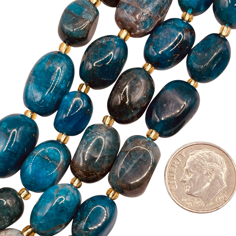 12 to 18mm Smooth Nugget Apatite