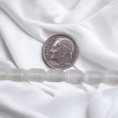 9x6mm Cylinder Super Cat Eye (Gypsum) Green