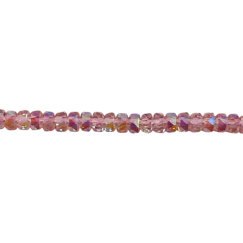 4x2mm Cylinder Cut Peach Super AB