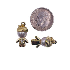 18x9mm Boy Charm