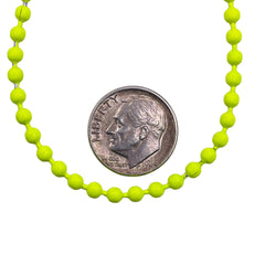 Losolo 3mm Ball Chain Stainless Steel Chain Yellow