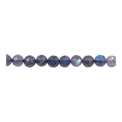 6mm Round Cut Labradorite A Grade