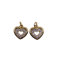 12x12mm Heart Charm