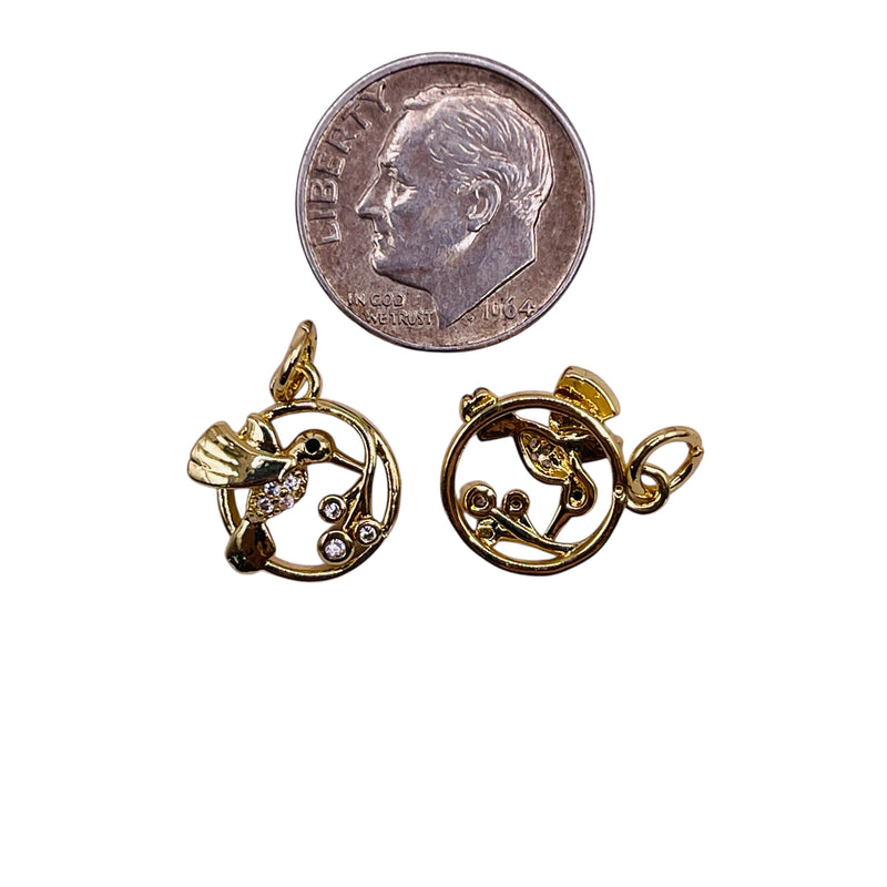 13x11mm Hummingbird Charm
