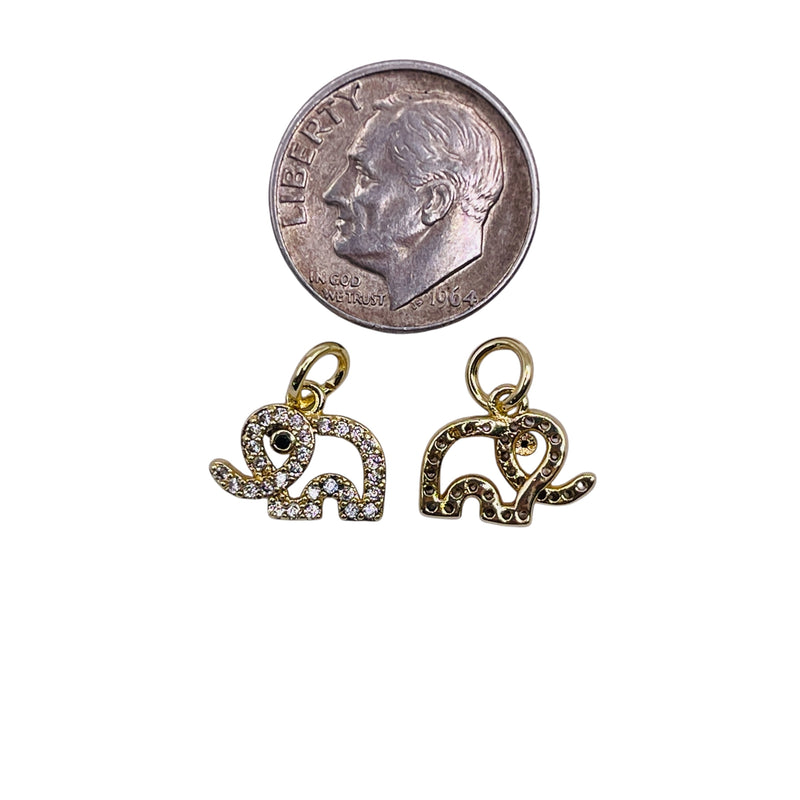 11x9mm Elephant Charm