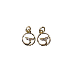 12x10mm Whale Tail Charm