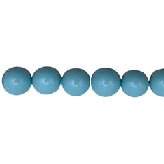 8mm Round Shell Pearl Turquoise