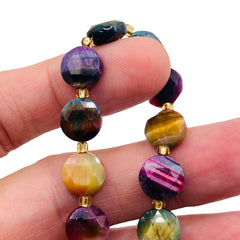 10mm Coin Cut Tiger Eye Combo