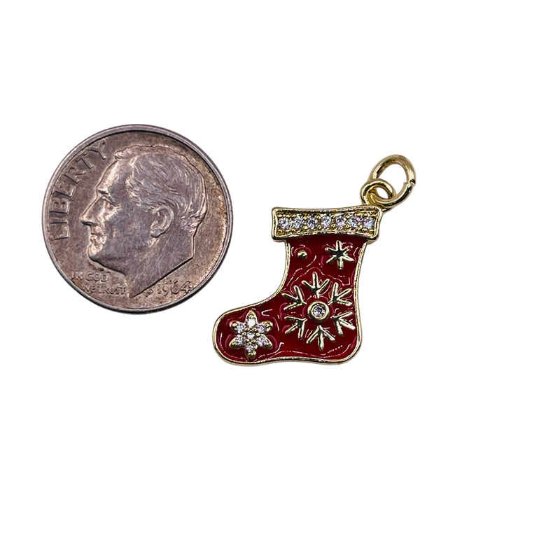 18x15mm Christmas Stockings Charm