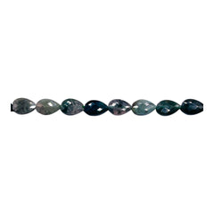 6x4mm Teardrop Cut Indian Moss Agate
