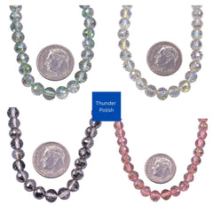 6mm Round Disco Cut Glass Crystal Package Deal