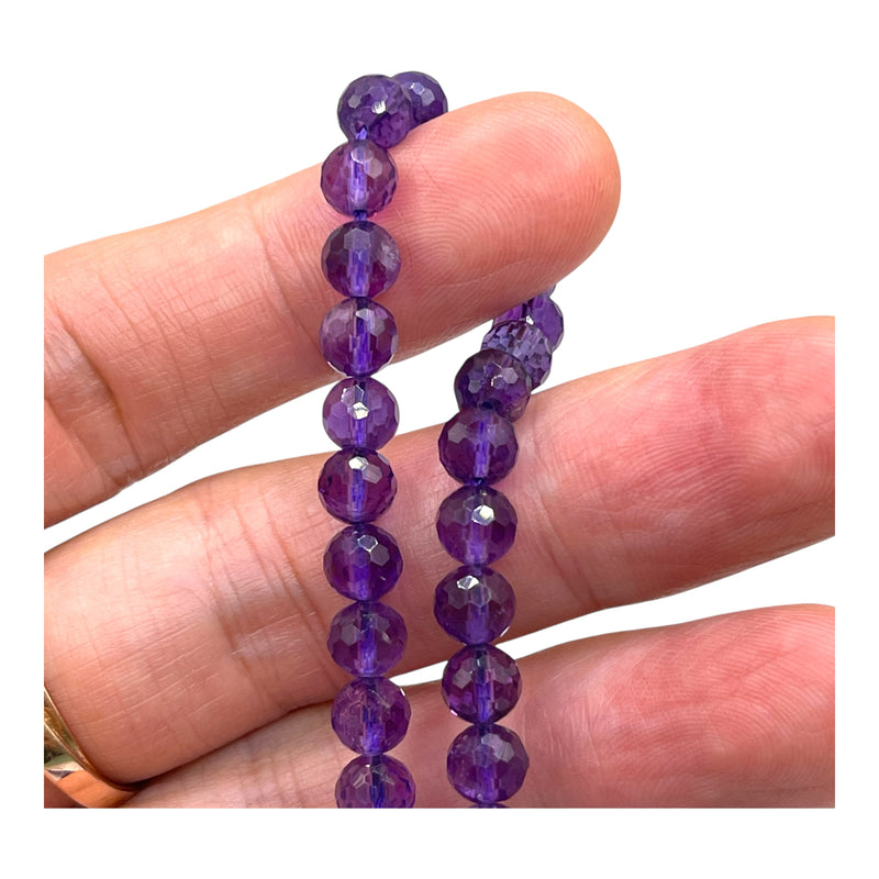 6mm Round Cut Amethyst A Grade