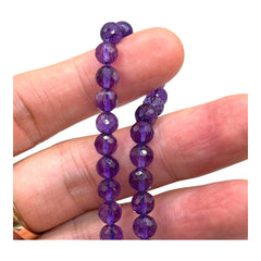 6mm Round Cut Amethyst A Grade