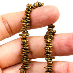 5-7mm Chips Hematite Copper