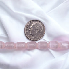 9x6mm Cylinder Super Cat Eye (Gypsum) Pink