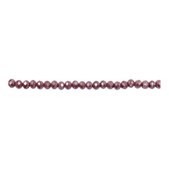3mm Thunder Polish Glass Crystal Roundel Cut Espresso AB