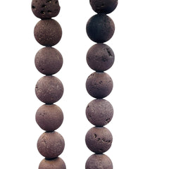 8mm Druzy Round Copper
