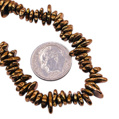 5-7mm Chips Hematite Copper