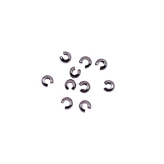 3mm Crimp Bead/Knot Cover 925 Silver