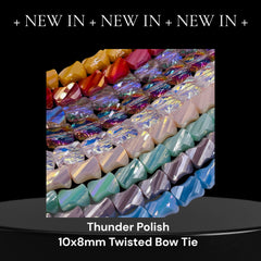 10x8mm Twisted Bow Tie Glass Crystal Package Deal