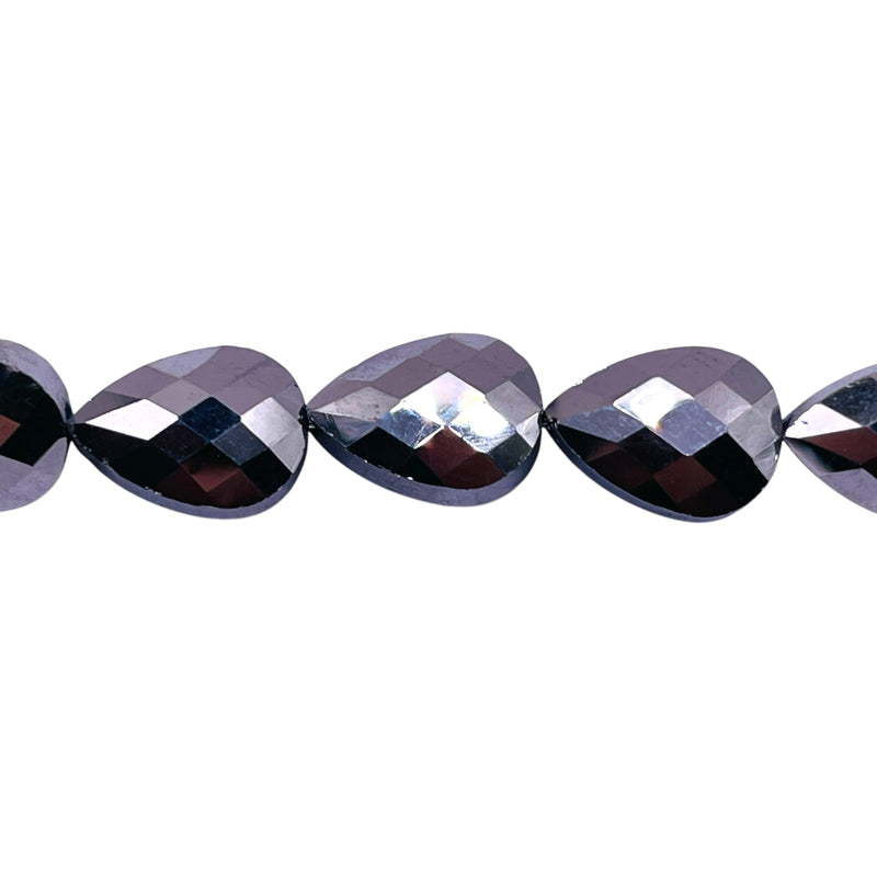 14x10mm Tear Drop White Gold