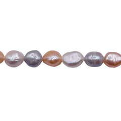 Fresh Water Pearl Button 8 to 9mm Mixed