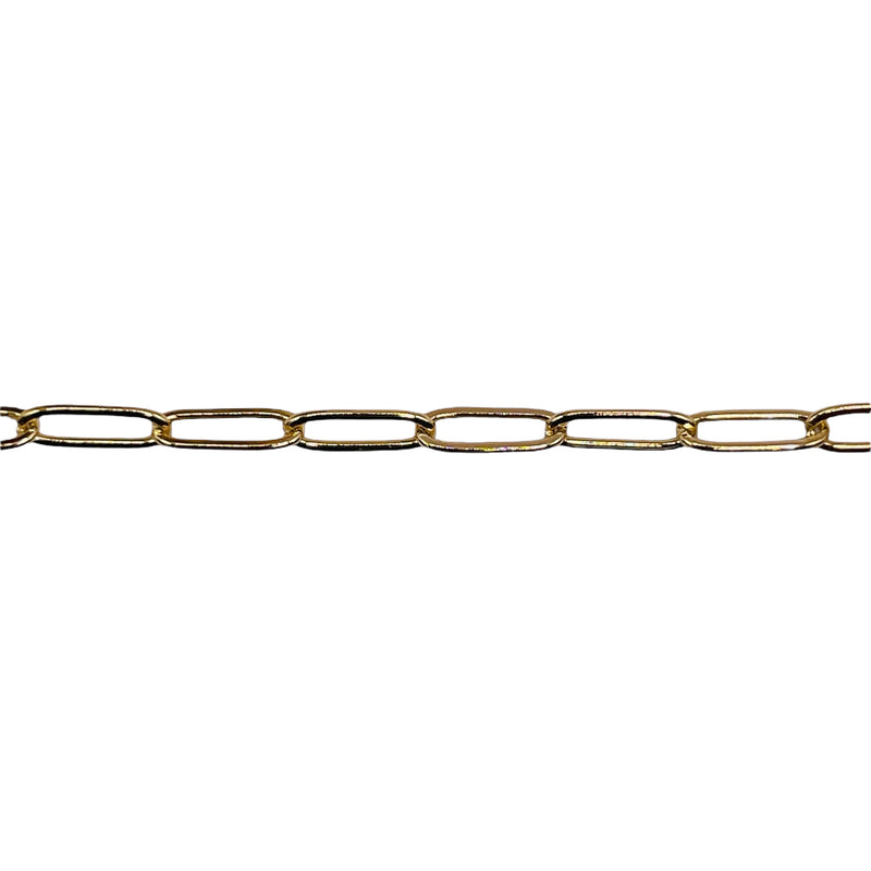 Losolo Chain 9x3mm 18K Gold Plated