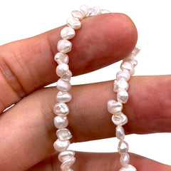 Fresh Water Pearl 4 to 5mm Heishi AAA