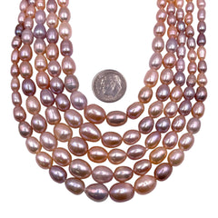 Fresh Water Pearl Oval Graduated strand