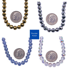 6mm Round Disco Cut Glass Crystal Package Deal