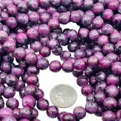 8mm Round Dyed Jade