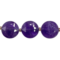 16mm Coin Cut Amethyst