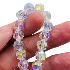 10mm Star Cut Glass Crystal Super AB