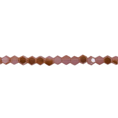 4mm Hexagon Glass Crystal Beige GA