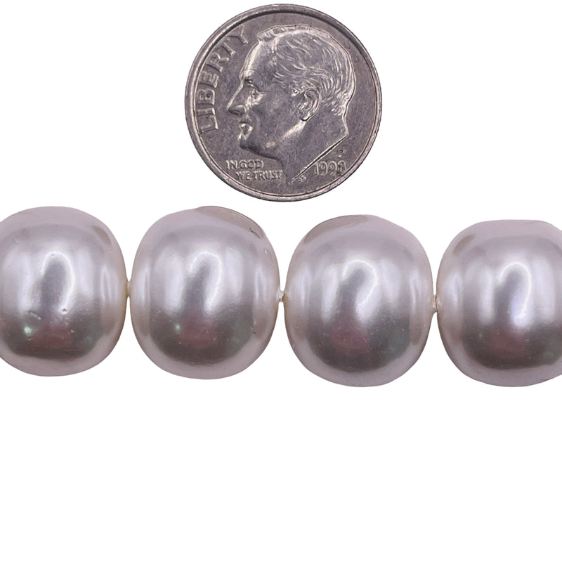 15x13mm Pillow Shell Pearl