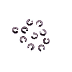 4mm Crimp Bead/Knot Cover 925 Silver