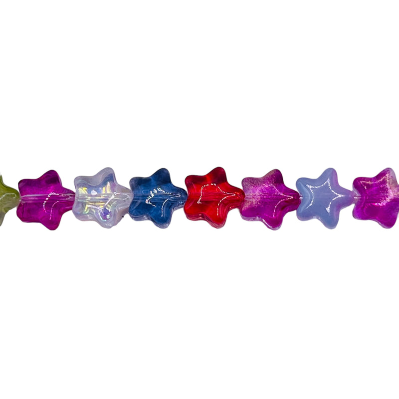 8mm Star Glass Crystal Rainbow