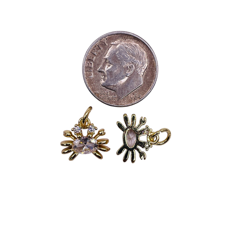 11x10mm Crab Charm